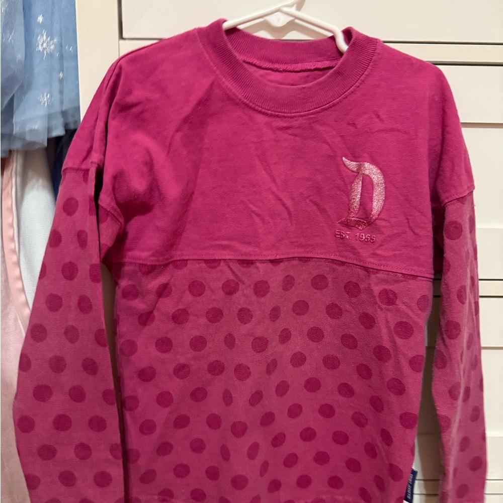 Disney Pink Polka Dot Spirit Jersey